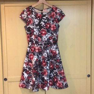 Love...Ady floral print skater dress